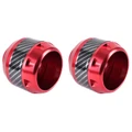 ECROU PROTECTION ANTICHUTE FIXATION MOYEU POUR TROTTINETTE KUKIRIN G2 MASTER/SMARTGYRO RYDER METAL ROUGE -SELECTION P2R