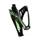 BOTTLE CAGE- RACE ONE X3 RACE MATT BLACK//GREEN FLUO