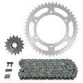 KIT CHAINE ADAPTABLE YAMAHA 600 XJ6 N DIVERSION 2009>2016 520 16x46 (DIAM COURONNE 130/150/10.5) (DEMULTIPLICATION ORIGINE) -AFAM