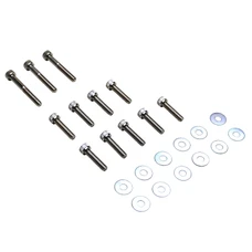 KIT FASTENER REPLAY FOR KICK STARTER COVER (STEEL) FOR MBK 50  BOOSTER/YAMAHA 50 BWS CHROME 6x25/40/45 (SET OF 12)