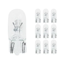 AMPOULE/LAMPE STANDARD 12V 5W CULOT W2,1x9,5d NORME W5W WEDGE BLANC (COMPTEUR ET CLIGNOTANT) (BOITE DE 10) -FLOSSER
