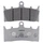 PLAQUETTE DE FREIN NISSIN POUR KAWASAKI 600 ZX-6R NINJA 1998>2002 AV, 750 ZX-7R NINJA 1996>2003 AV / SUZUKI 1300 GSX-R HAYABUSA 1999>2007 AV (A0440) (SEMI METAL)  -ECE R90-
