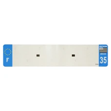 BANDE PLAQUE AUTO 520x110 POUR PVC VIERGE DEP. 35/EURO (VENDU A L'UNITE)