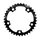 PLATEAU ROUTE 5BRA D.110 TA ZEPHYR 36DTS INTERIEUR NOIR ALU 7075 TYPE SHIMANO 9/10V.