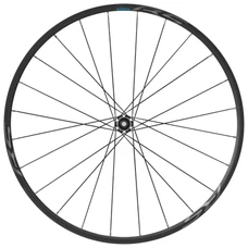 WHEEL FOR ROAD BIKE 700 SHIMANO RS370 DISC CENTERLOCK AXLE 12/100mm FRONT-BLACK (RIM HEIGHT 23mm) TUBELESS