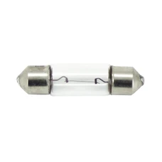 AMPOULE/LAMPE STANDARD 6V 3W CULOT SV7 (8X28) NORME C3W NAVETTE BLANC (FEU DE POSITION) (VENDU A L UNITE) -FLOSSER