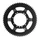 REAR CHAIN SPROCKET FOR MOPED PEUGEOT 103 - 5 SPOKES WHEELS - 60 Teeth (Ø 94 mm). 11 drill holes - BLACK -SELECTION P2R
