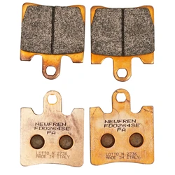 PLAQUETTE DE FREIN NEWFREN POUR SUZUKI 250 BURGMAN 1996>2006 AV / SYM 125 JOYMAX 2016> AV / YAMAHA 1300 FJR 2006> AV / KAWASAKI 250 EPSILON 2002> AV  (FD0264SE)  (ELITE METAL FRITTE)