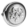 PHARE/OPTIQUE SCOOT ELECTRIQUE ADAPTABLE CITYCOCO A LED CHROME (48/60/72V) -P2R