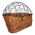 REAR BASKET- OSIER BASIL -FOR YOUR PET 45CM (FITS TO YOUR CARRIER WITH "CLAMP MOUNTING SYSTEM") (45x37x21cm)