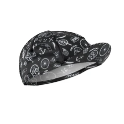 CASQUETTE VELO STYLE TATTOO DECO NOIR / BLANC -5951
