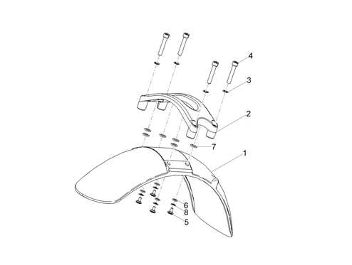 Garde-boue Av.-Embasement