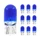 AMPOULE/LAMPE STANDARD 12V  3W CULOT W2,1x9,5d NORME W3W WEDGE BLEU (COMPTEUR) (BOITE DE 10)  -P2R-