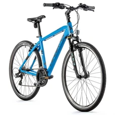 HYBRID BIKE 28"  LEADER FOX AWAY 2023 "For Men" MATT BLUE - 7 Speed - Frame  20,5 "- (RIDER'S HEIGHT 183 > 190 cm)
