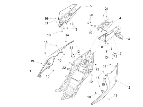 Carrosserie posterieure