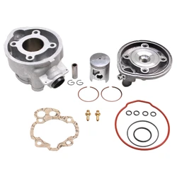 COMPLETE CYLINDER KIT FOR 50cc MOTORBIKE MINARELLI 50 AM6/MBK 50 X-POWER, X-LIMIT/YAMAHA 50 TZR, DTR/PEUGEOT 50 XPS/RIEJU 50 RS1/BETA 50 RR/APRILIA 50 RS 1995>2005 -ALUMINIUM NIKASIL P2R