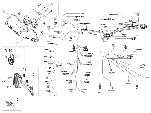 Circuit electrique AV