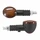 CLIGNOTANT UNIVERSEL REPLAY MICRO OVALE A AMPOULE BA9S ORANGE/NOIR AVEC TEMOIN BASE COURTE (L 71mm / H 30mm / L 36mm) (HOMOLOGUE CE) (PAIRE)