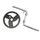 CHAINSET FOR BMX FAUBER "ONE PIECE CRANK" WITH 44T.STEEL CHAINRING -FOR 1/2" PEDALS