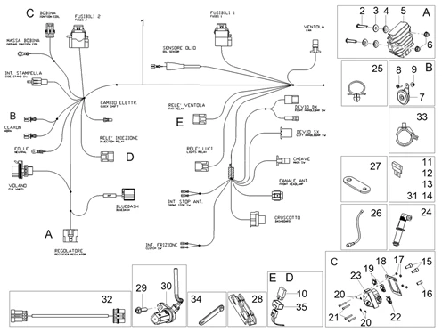 Circuit electrique AV