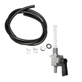 ROBINET ESSENCE CYCLO ADAPTABLE PEUGEOT 103 SP-MVL AVEC DURITE NOIR + COLLIERS -SELECTION P2R
