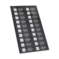 IDENTIFICATION LABEL/ANTITHEFT MARKING FOR BICYCLES - AUVRAY ICABIKE with QR CODE (COMPULSORY IN FRANCE) (SOLD PER 20)