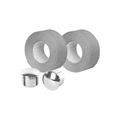 HANDLEBAR TAPE- VELOX TRESSOSTAR 90 -COTTON- LIGHT GREY 20mm x 2,80M (PAIR ON BLISTER)