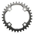 CHAINRING FOR MTB-FOR SINGLE- 32T. Ø94 BLACK -ALUMINIUM- 7075 STRONGLIGHT -4 ARMS- for SRAM X01 11 Speed- Thickness 5 mm