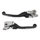 LEVIER DE FREIN/EMBRAYAGE MOTO OFF ROAD RETRACTABLE/PIVOT INCASSABLE HONDA 450 CRF R 2021>, 450 CRF RX 2021> NOIR (PAIRE)  -POLISPORT-