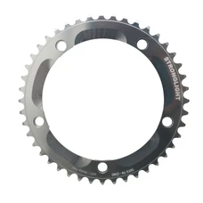 CHAINRING FOR TRACK BIKE- 5 Arms- 44T.Ø 144 ALUMINIUM SILVER 7075 FOR CHAIN 3.17mm (1"1/8) STRONGLIGHT