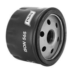 FILTRE A HUILE MOTO ADAPTABLE GILERA 800 GP 2008> / APRILIA 850 SRV 2012>, 750 DORSODURO, 1200 DORSODURO, 850 MANA, 750 SHIVER (76x58mm) (EQUIVALENT HF565) -ISON 565