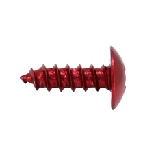 VIS PARKER TETE RONDE 5,0 x 12 mm ALU ROUGE (SACHET DE 10 PIECES) -SELECTION P2R