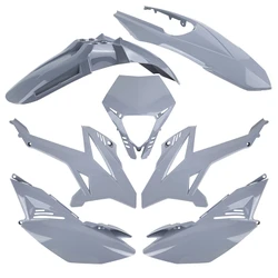 CARROSSERIE/CARENAGE 50 A BOITE ADAPTABLE BETA 50 RR 2012> GRIS NARDO (KIT 7 PIECES) -P2R