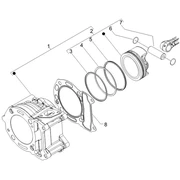 Groupe cylindre-piston-axe