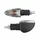 CLIGNOTANT UNIVERSEL REPLAY FLECHE A AMPOULE BA9S BASE ABS TRANSPARENT/NOIR (L 79mm / H 28mm / L 41mm) (PAIRE) **
