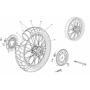 Roue arrière