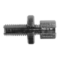 VIS CREUSE TENDEUR DE CABLE CYCLO DIAM M6 - LONG 18mm TETE 7x9 AVEC MOLETTE ALU -DOMINO ORIGINE