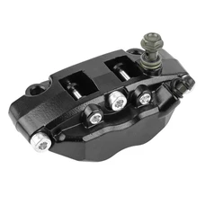 ETRIER DE FREIN AV ADAPTABLE PEUGEOT 50 SPEEDFIGHT 3-4 NOIR (LIVRE AVEC PLAQUETTES) (OEM: 775568) -SELECTION P2R