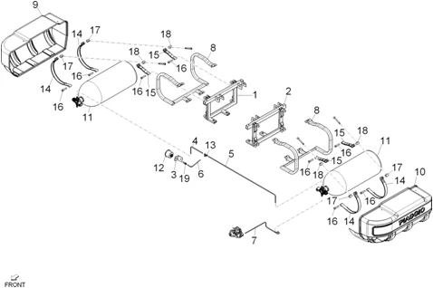 Réservoir carburant Méthane