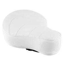 SELLE CYCLO ADAPTABLE PEUGEOT 103 BLANC AVEC SERIGRAPHIE -SELECTION P2R