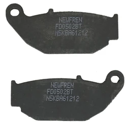 PLAQUETTE DE FREIN NEWFREN POUR BENELLI 125 TNT 2018> AR / HONDA 125 CB R 2018> AR, 300 CBF 2019> AR, 125 Z MONKEY 2014>2018 AR / CF MOTO 125-450 NK 2024> AR  (FD0502BT)  (TOURING ORGANIQUE)