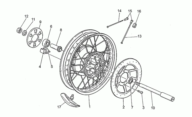 Roue arrière
