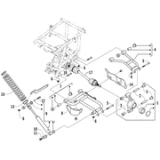 Suspension arrière - Amortisseur/s