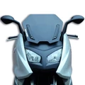 WINDSHIELD FOR MAXISCOOTER BMW 600 SPORT 2012> (SHORT-DARK SMOKED)  -MALOSSI-