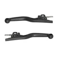 LEVIER DE FREIN/EMBRAYAGE MOTO OFF ROAD INCASSABLE APT KTM 85 SX 2021> / HUSQVARNA 85 TC 2021> NOIR (PAIRE) -POLISPORT