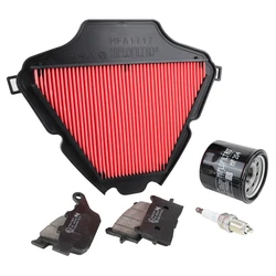 KIT ENTRETIEN MAXISCOOTER ADAPTABLE HONDA 750 X-ADV 2021> (PLAQUETTE ORGANIQUE) (PACK 5 PIECES) -SELECTION P2R