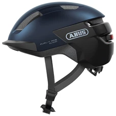 CASQUE VELO ADULTE ABUS URBAIN PURL-Y ACE BLEU NUIT ECLAIRAGE INTEGRE TAILLE M (54-58cm) REGLAGE MOLETTE (COMPATIBLE S-PEDELEC)