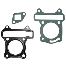 JOINT HAUT MOTEUR SCOOT ADAPTABLE SCOOTER 50 CHINOIS 4T GY6,139QMB/BAOTIAN 50 BT49QT 4T/KYMCO 50 AGILITY 4T/PEUGEOT 50 V-CLIC 4T, KISBEE 4T/NORAUTO 50 RAZZO 4T (POCHETTE 3 JOINTS) -P2R