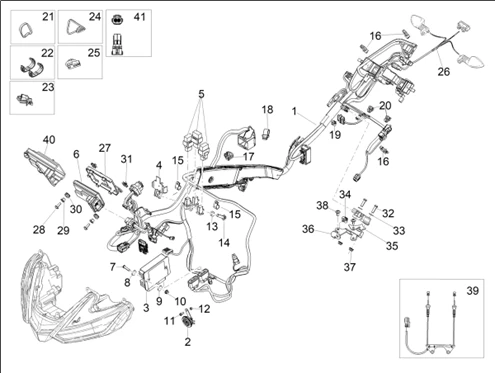 Circuit electrique AV