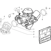 Carburateur complet - Raccord d'admission